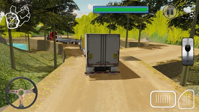 Cargo Trailer Transport Truck