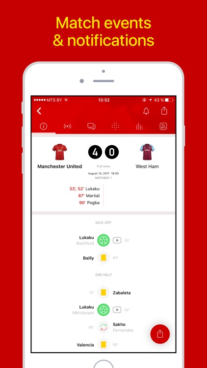 MU Live – Scores & Results