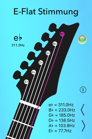Electric Guitar Tuner screenshot 2