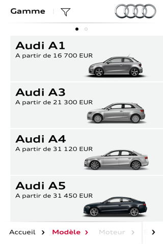 Audi Configurator BE screenshot 2