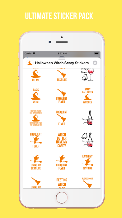 Halloween Witch Scary Stickers screenshot 3