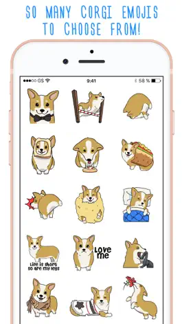 Game screenshot CorgMoji Corgi Emoji Stickers hack