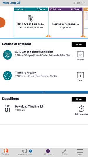 Princeton Timeline