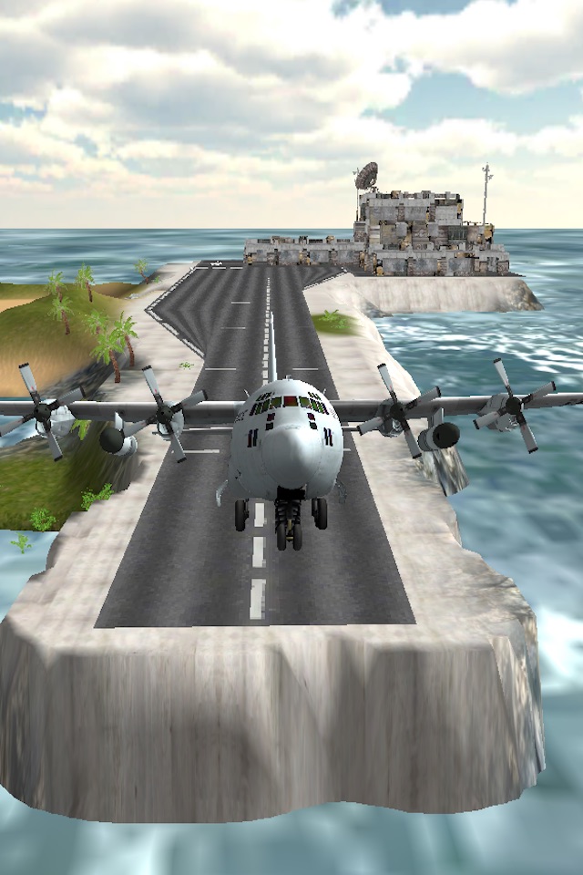 Flight Simulator Transporter Airplane Games screenshot 2