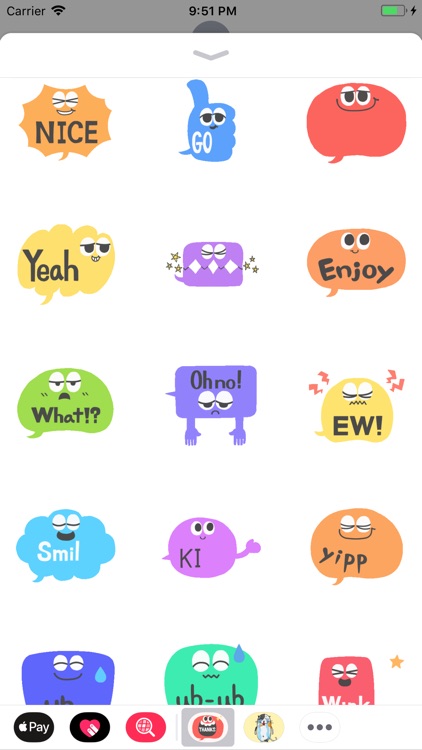 Cute Bubble Text Animated
