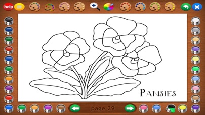 Coloring Book 4: Plants screenshot 3