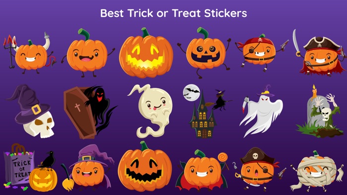 Halloween Stickers Happy Party