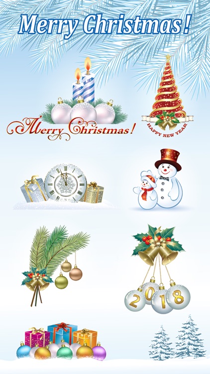 Happy New Year Stickers 2018