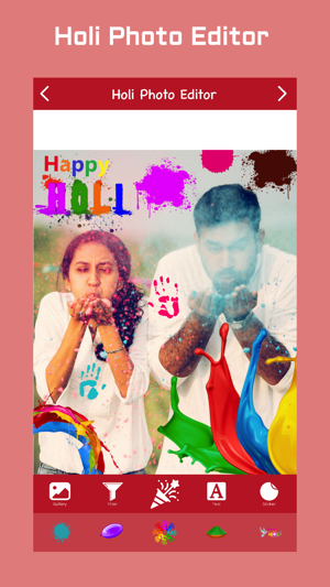 Online photo editor in holi