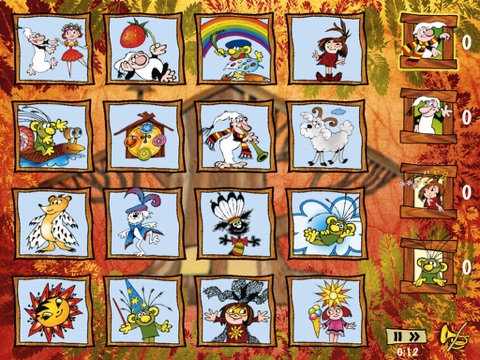 Cartoon MEMORAMA Pairs Game for children & adults screenshot 2