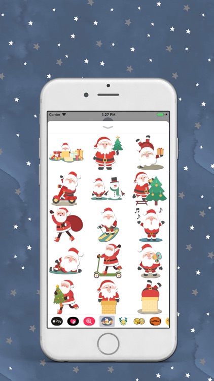 Santa Love Sticker