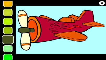 Airplane Paint Coloring Pages screenshot 3