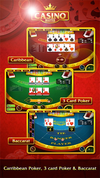 Casino Master - Slots BlackJack Roulette Poker