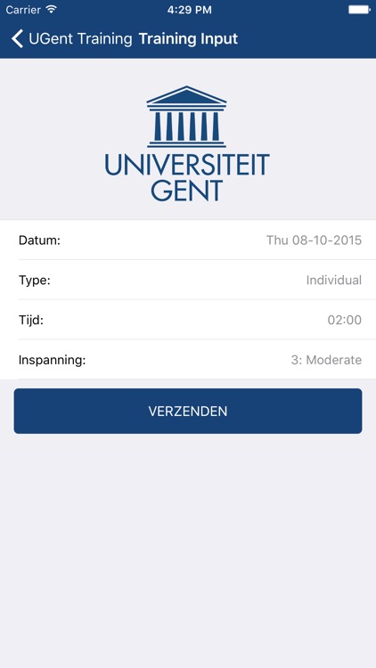 UGent Sports Tracker