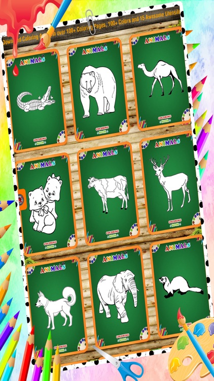 Toddler Animal Coloring Book