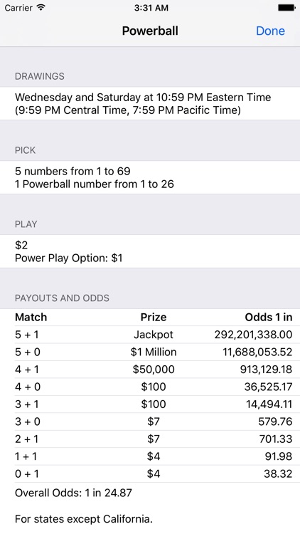 Lotto Results - Mega Millions Powerball Lottery