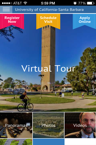 UCSB Virtual Tour - náhled