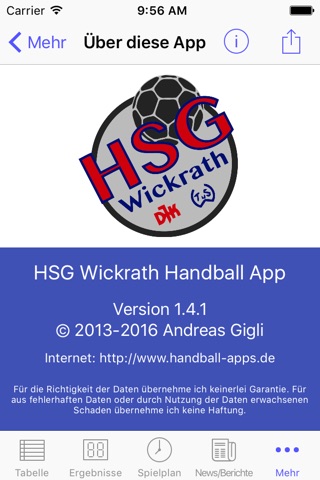 HSG Wickrath screenshot 4