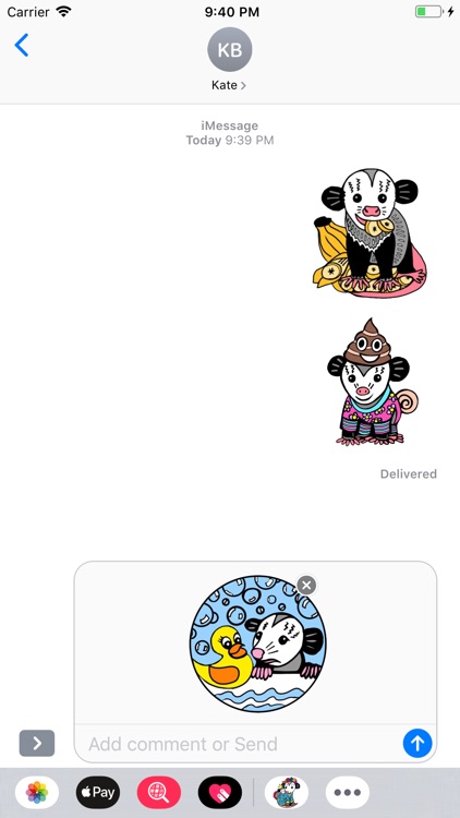 Sesame the Opossum StickerPack screenshot-4