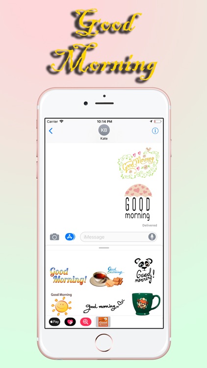 Good Morning Stickers Pack screenshot-3