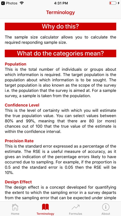 Sample Size Calculator - light screenshot-6