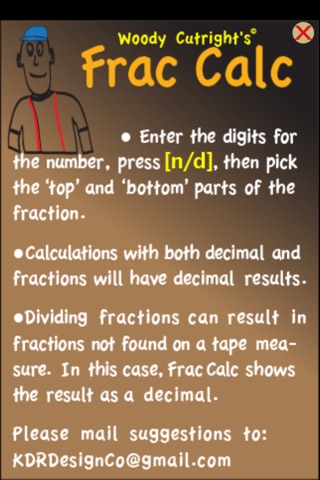Woody's Frac Calc screenshot 4