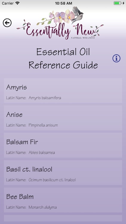 Essential Oil Guide