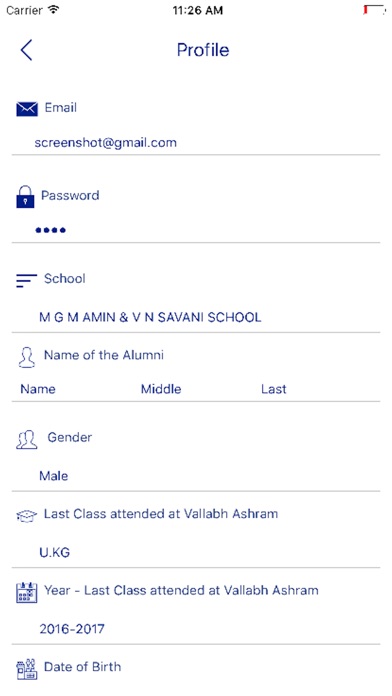 VA Alumni screenshot 2