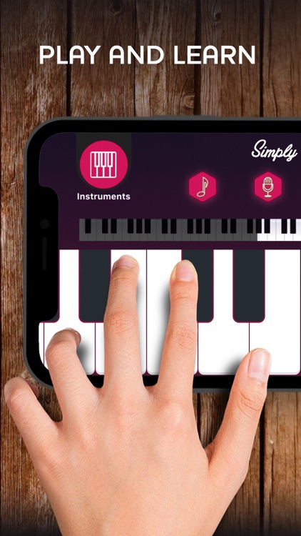 Piano keyboard - music maker