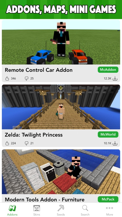 MCPE Planet - Addons, Maps, Skins for Minecraft PE