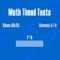 The first Math Timed Tests for the iPad