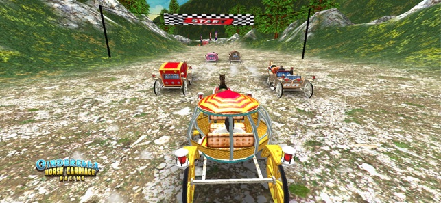 Cinderella Horse Cart Racing(圖2)-速報App