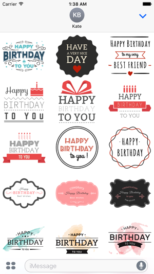 Birthday - Vintage & Retro Style Congrats Message(圖1)-速報App