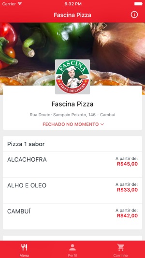 Fascina Pizza Delivery