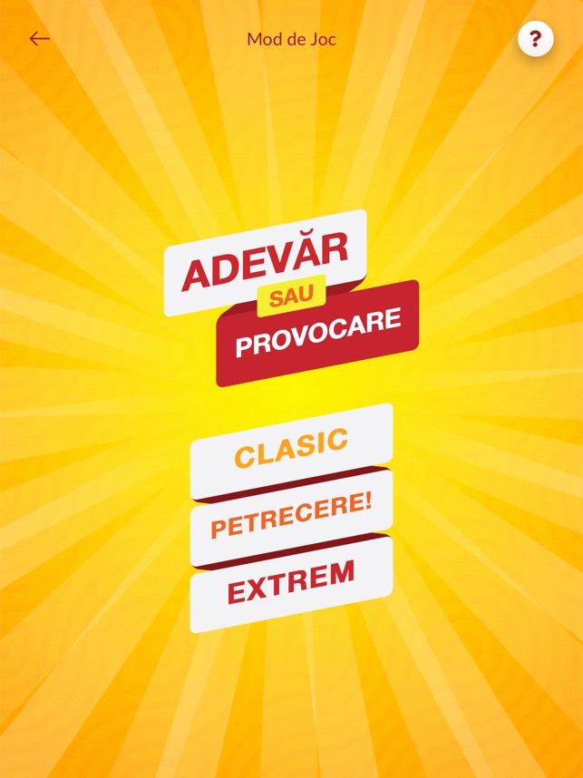 Adevăr Sau Provocare în App Store