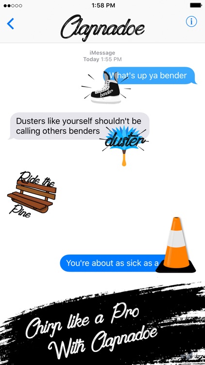 Clapnadœ Hockey Stickers