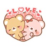 Love and Bear BearMoji Sticker