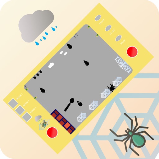 Spider Hates Rain Retro icon