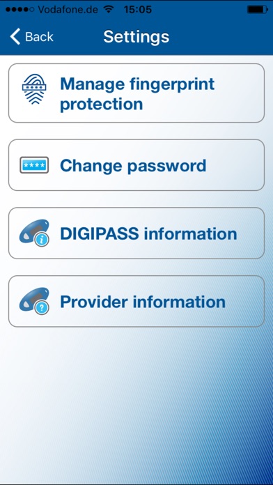 Bosch Digipass screenshot 2