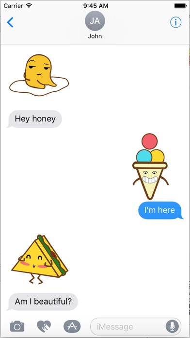Cutie Foodie - Food Emoji GIF screenshot 4