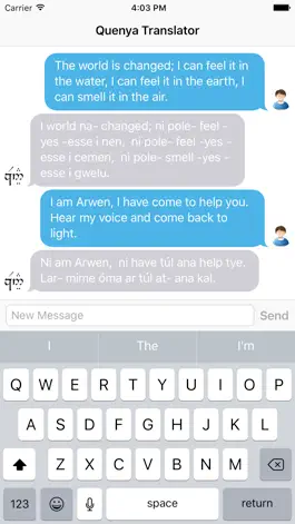 Game screenshot Quenya Translator apk