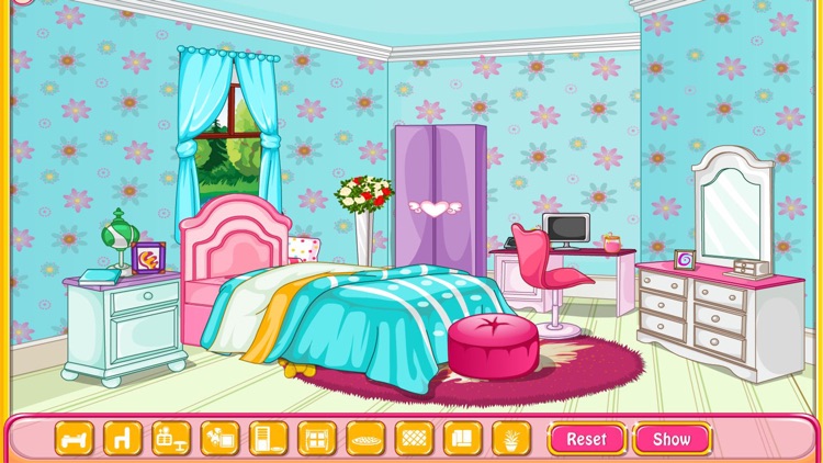 Girly room decoration game screenshot-3
