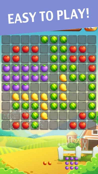 Classic Fruit Puzzle 10x10 screenshot 3