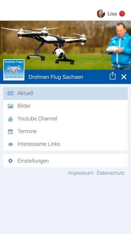 Drohnen Flug Sachsen