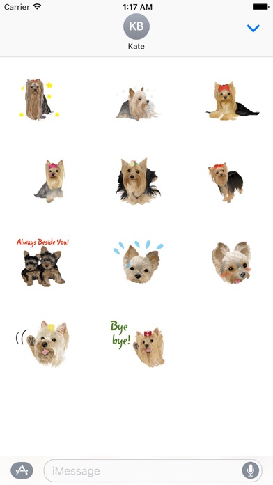 Yorkshire Terrier Dog Sticker screenshot 3