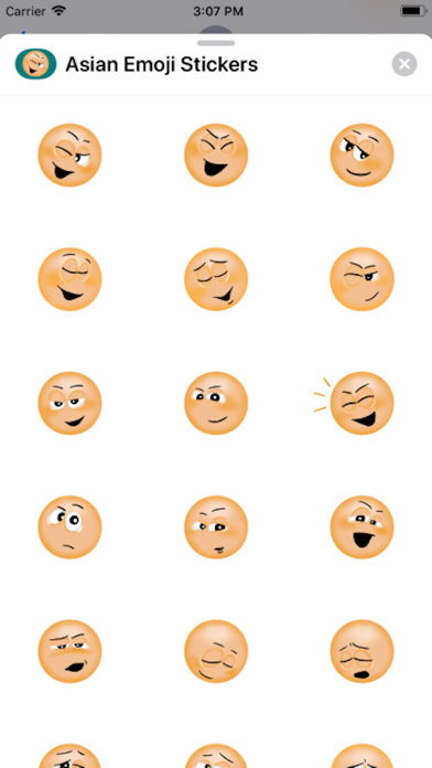 Asian Emoji Stickers screenshot 2