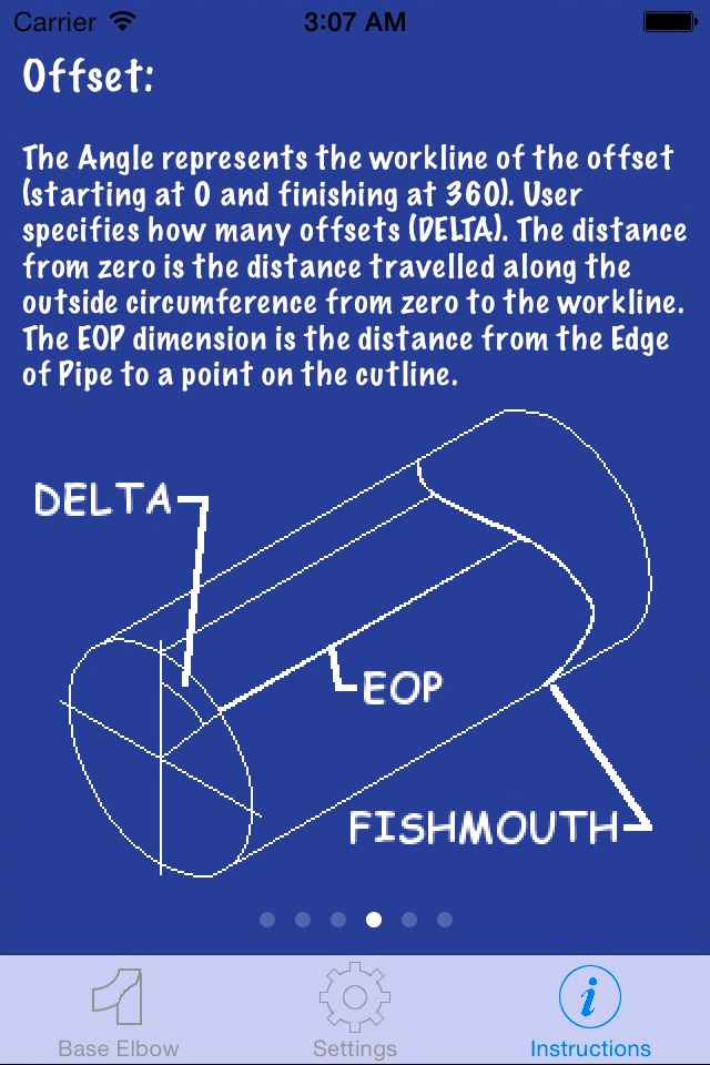 Piping Base Elbow Layout Calc screenshot 3