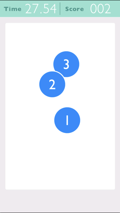 Tap1-2-3 ball puzzle game screenshot 2