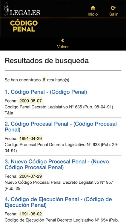 Legales Código Penal screenshot-3