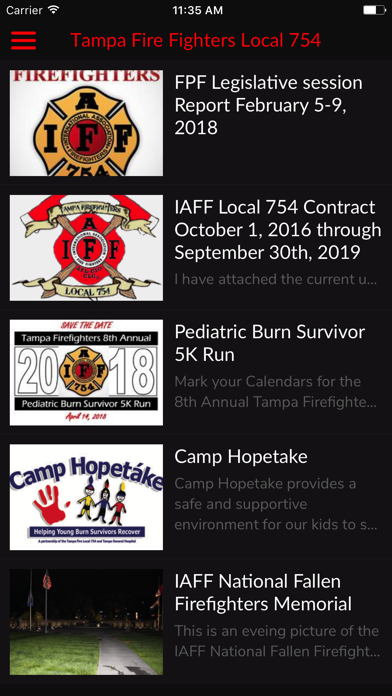 Tampa Fire Fighters Local 754 screenshot 4